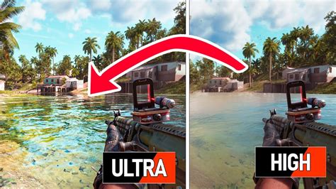 Far Cry Graphics Comparison All Settings Comparison Side By Side