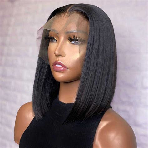 134 Bob Wig Transparent Lace Straight The Lace Cartel