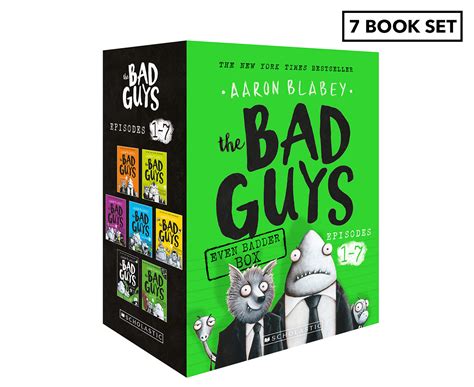 Bad Guys 1 7 Even Badder Box Book Set By Aaron Blabley Au