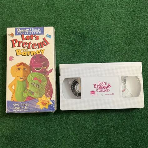 Barney And Friends Collection Lets Pretend With Barney Vhs 1993