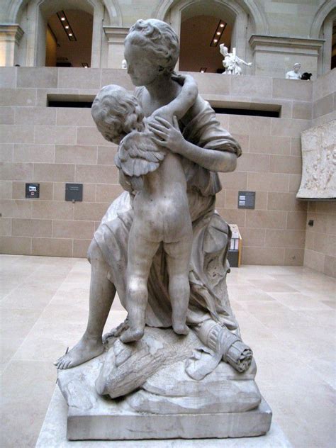 Lamour Embrassant Lamitié J Baptiste Pigalle Cour Puget Louvre