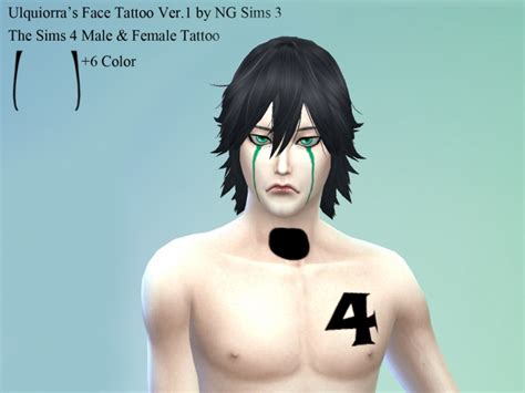 3 Animebleach Tattoo At Ng Sims3 Sims 4 Updates