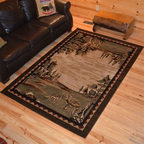 Delectably Yours Decor Wildwood Deer Rug By Mayberry Rugs American