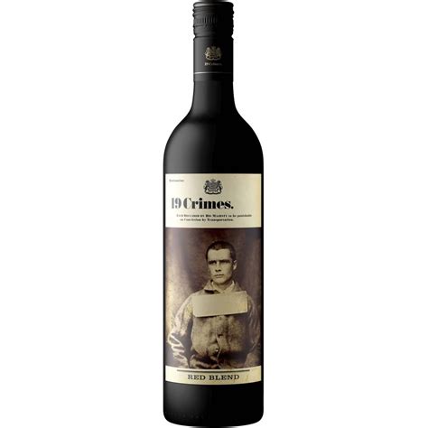 19 Crimes Red Blend 750ml Woolworths