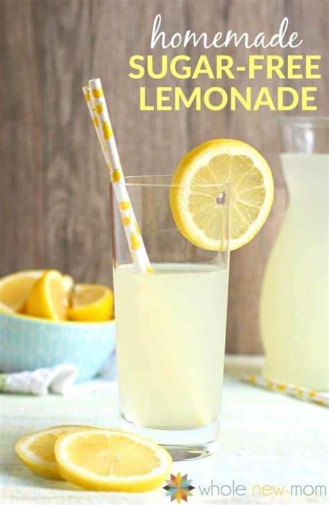 Sugar Free Lemonade Recipe Super Easy Super Refreshing This Homemade