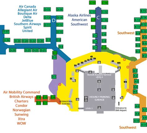 Bwi Airport Terminal Map Verjaardag Vrouw 2020