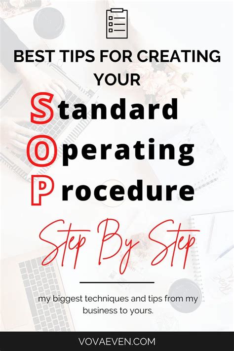 What Is Standard Operating Procedure How To Create Sop For Your Business Step By Step Video
