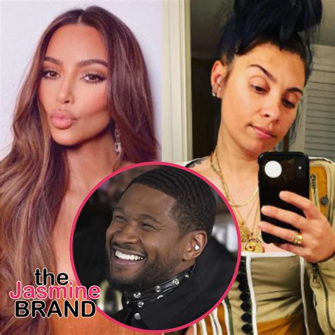 kim kardashian s flirting w usher reportedly causing trouble in his relationship w on again