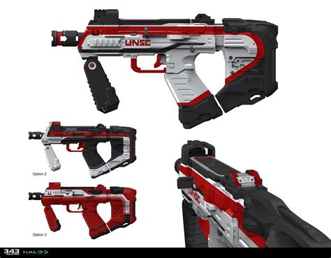 Artstation Weapon Skins For Halo 5 Guardians Sam Brown Guns