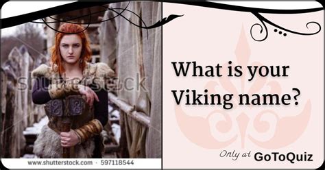 What Is Your Viking Name