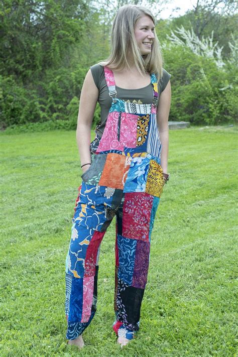 Playful Patchwork Overalls Upcycle Clothes Upcycle Clothes Diy