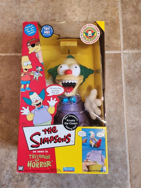 Krusty The Clown Talking Doll 2001 Simpsons Treehouse Of Horror New
