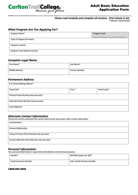 128 College Application Form Templates Free To Download In Pdf