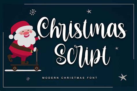 Christmas Script Font Dfonts