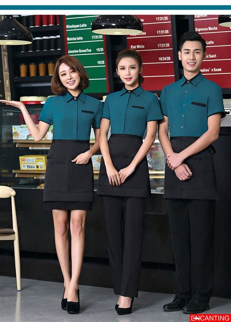 Formal Restaurant Wait Staff Store Uniforms Shirt Shirt Waiter Waitress