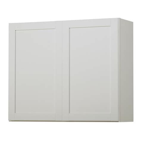 Diamond Now Arcadia 36 In W X 30 In H X 12 In D White Door Wall Fully