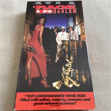 A RAGE IN Harlem VHS 1991 Forest Whitaker Gregory Hines Robin Givens