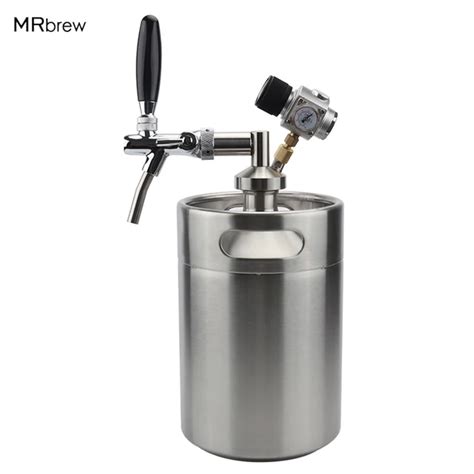 5l Homebrew Keg System Kit For Home Brew Beer With Beer Dispensor Mini