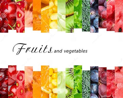 Fresh Fruits And Vegetables Stock Image Image Of Food Group 52523759