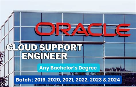 Oracle Hiring 2024 For Cloud Support Engineer