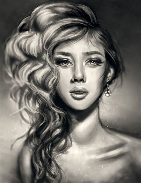 Create Digital Portrait Painting In Adobe Photoshop Digital Painting