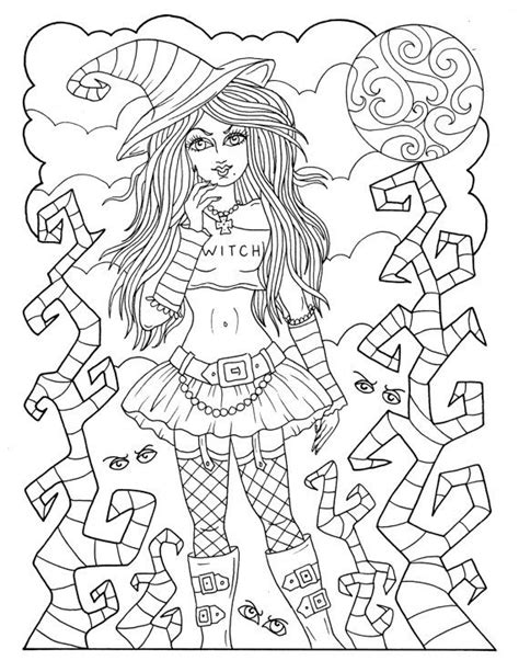 Barbie Halloween Coloring Pages