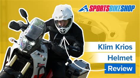 Klim Krios Adventure Motorcycle Helmet Review Sportsbikeshop YouTube