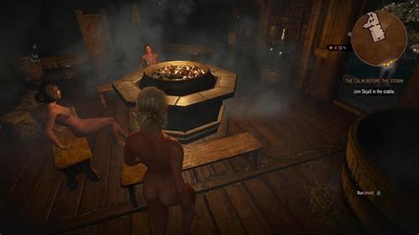 The Witcher 3 Part 14 Mod Nude Ciri Na Sauna Peladona Porn