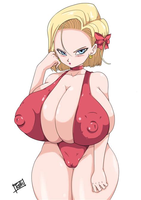 Rule 34 1girls Alternate Version Available Android 18 Blonde Hair Blue Eyes Breasts Cameltoe