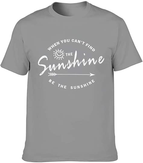 Summer Mens T Shirt Fun Quote Sunshine Arrow Print Adult Outfit Tank