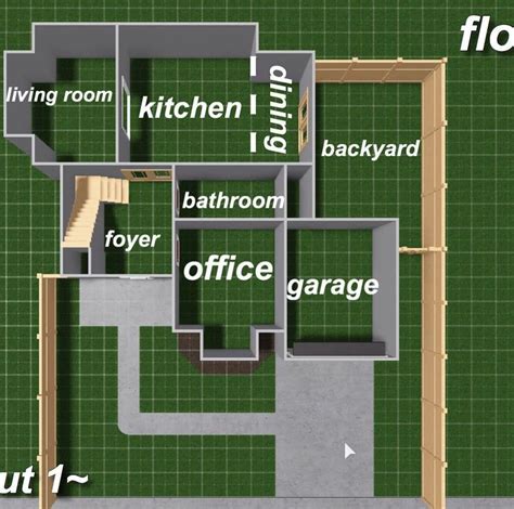 Two Story House Design House Floor Design Tiny House Layout Sims
