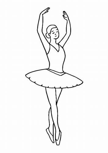 Изящество В Движении: Рисунок Балерины Воплощает Грацию И Энергию Картинка - Изящество В Движении: Рисунок Балерины Воплощает Грацию И Энергию