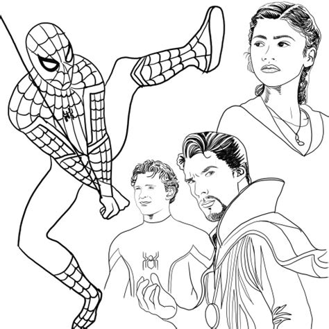 Arriba 101 Foto Dibujos De Spider Man No Way Home Para Colorear Mirada