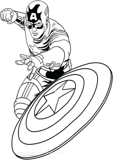 The original team consisted of iron man, hulk, thor, captain america, the wasp and ant man ! Free & Easy To Print Captain America Coloring Pages ...