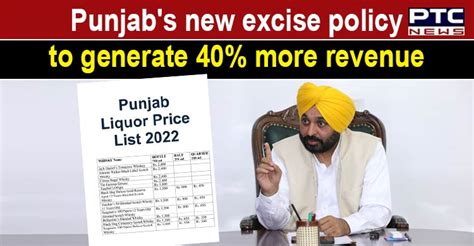 Punjab Okays New Excise Policy Beer Imfl Rates To Go Down