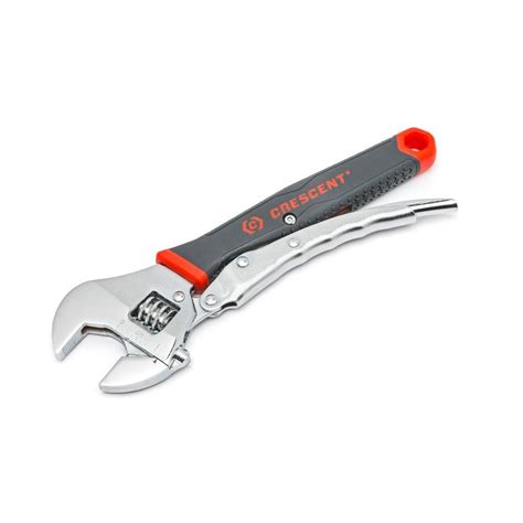 This feature saves time since it lets you to get the wrench off the bolt easily after you are done with the fastening. Crescent 10 in. Locking Adjustable Wrench-ACL10VS - The ...