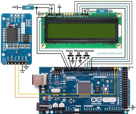 Arduino Real Time Clock Using Ds Rtc And Ssd Oled With Code