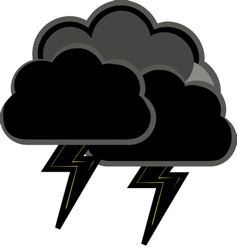 Cloud Thunderstorm Lightning · Free Vector Graphic On Pixabay