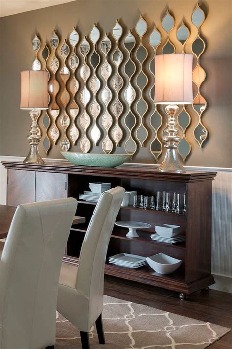 How To Decorate The Dining Room With Luxury Mirrors Dining Room Wall