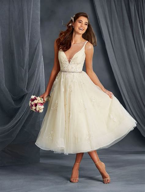 21 Best Tea Length Wedding Dresses Tea Length Wedding Dress Petite