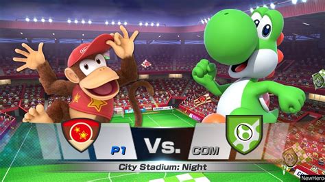 Mario Sports Superstars Team Diddy Kong Vs Team Yoshi Youtube