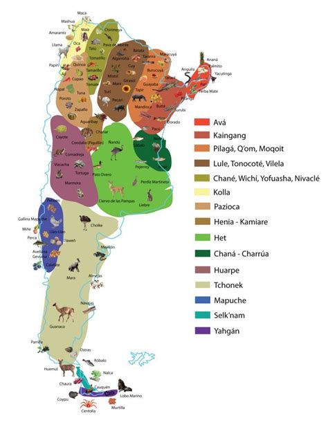 Pueblos Originarios De Argentina Origen Mapa De Argentina Argentina
