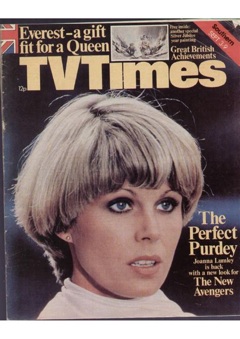 1977 Tv Times Ft Joanna Lumpley Everyone Wanted A Purdy Cut