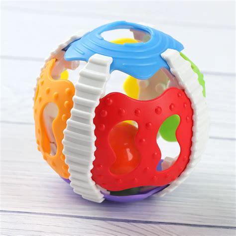 Classic Style Colorful Hand Rattle Ball Baby Toys For Baby Rattles