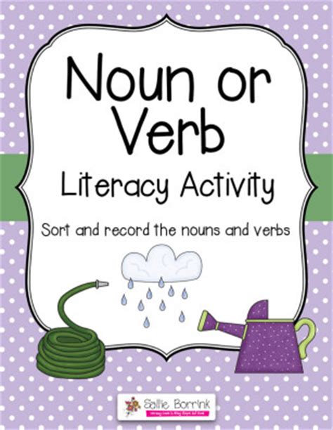 As we know, nouns are naming words and verbs are doing words. Noun or Verb Literacy Activity - Sort and record the nouns ...