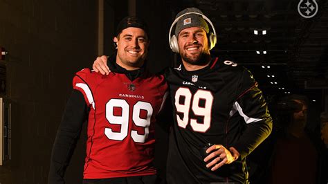 J J Watt S Brothers Honor Him By Wearing His Cardinals Jersey To Work