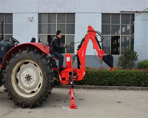 Small Garden Tractor Loader Backhoe Tractor Mounted Backhoe 3 Point