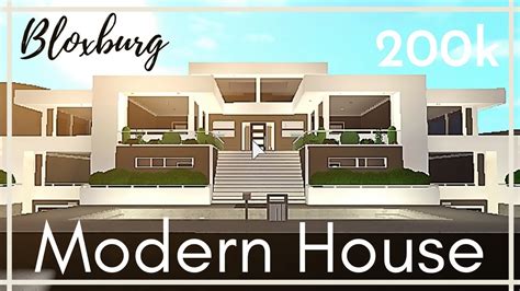 K Bloxburg Modern House Exterior Tour Roblox Youtube My Xxx Hot Girl