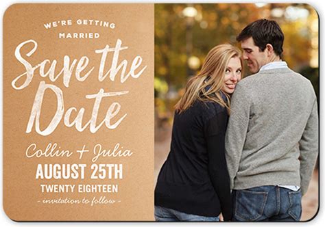Getting Married Save The Date Cards Shutterfly