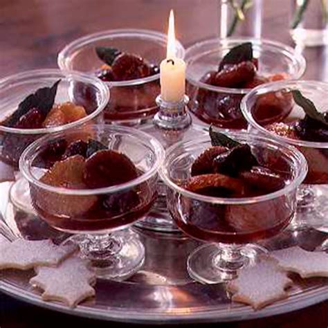 This basically involves opening cans and heating the ingredients in a soup pot, perfect for days when you need a tasty meal that will be ready fast. Fruit in spiced red wine - dinner party dessert recipe ...